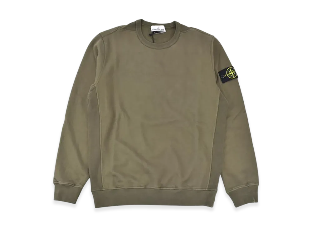 Stone Island 6100028 Brushed Organic Cotton Fleece "Khaki"