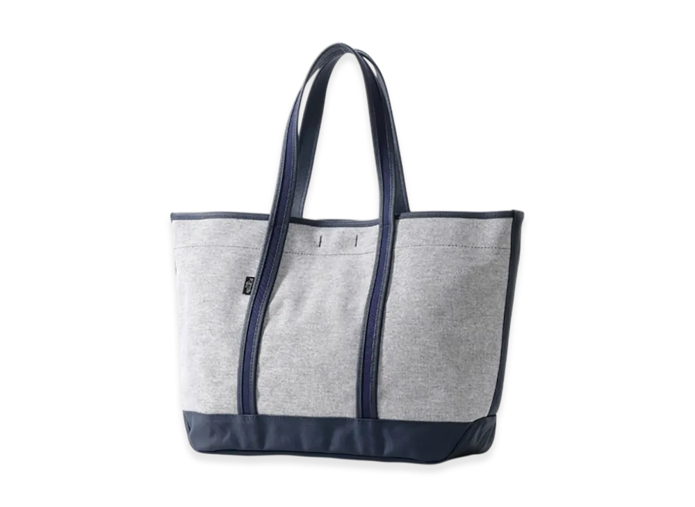 PORTER Boyfriend Tote Chambray Tote Bag L "Navy"
