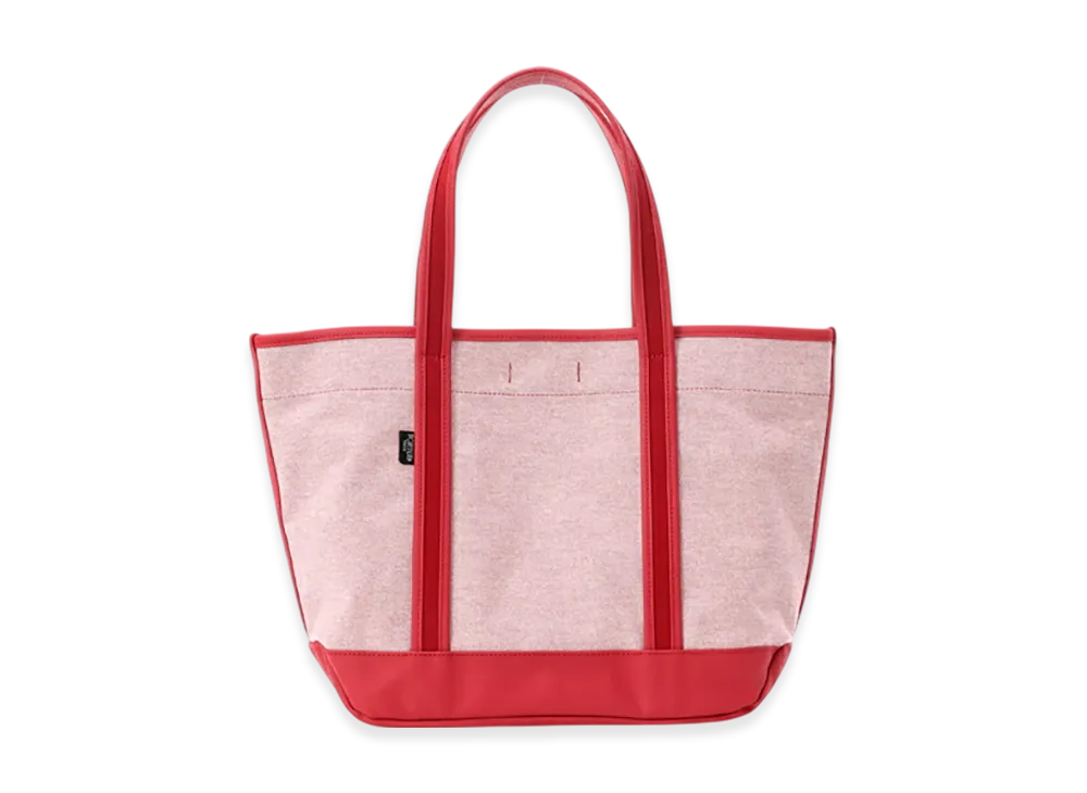 PORTER Boyfriend Tote Chambray Tote Bag M "Red"