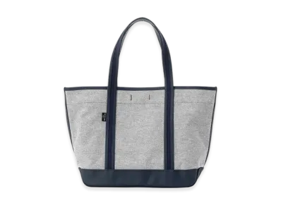 PORTER Boyfriend Tote Chambray Tote Bag M "Navy"