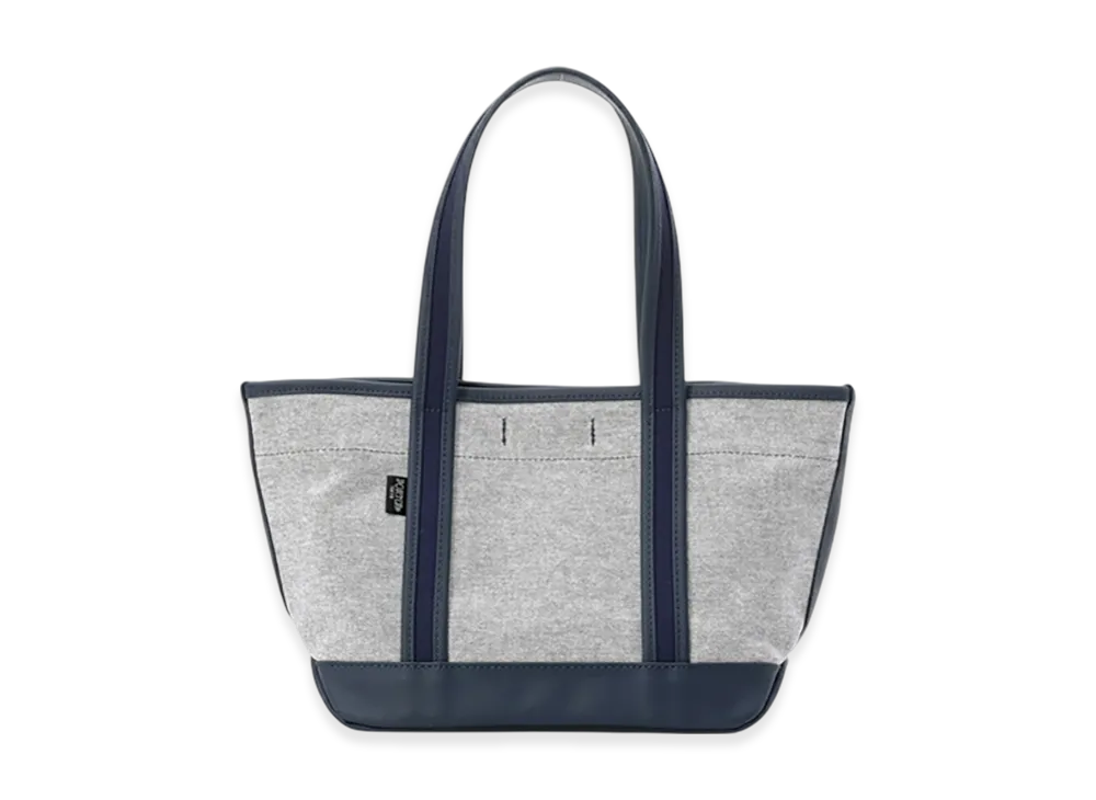 PORTER Boyfriend Tote Chambray Tote Bag S "Navy"