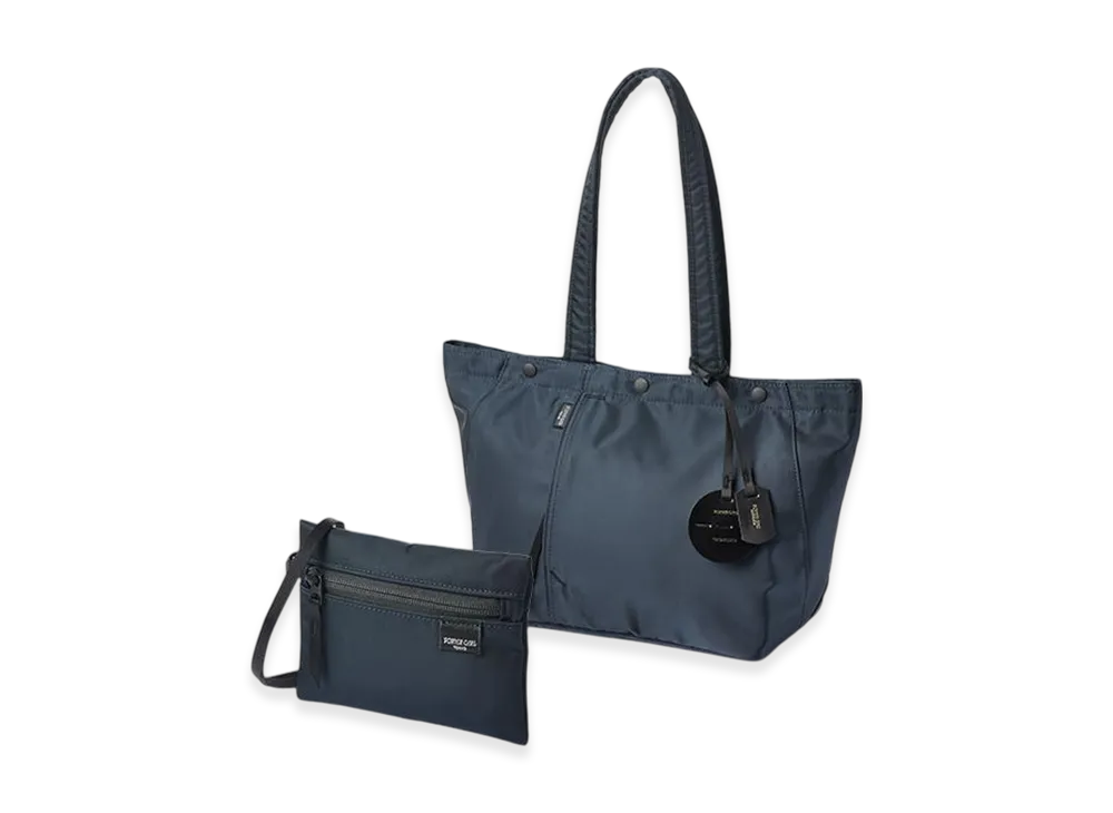 PORTER Shell Tote Bag S "Navy"