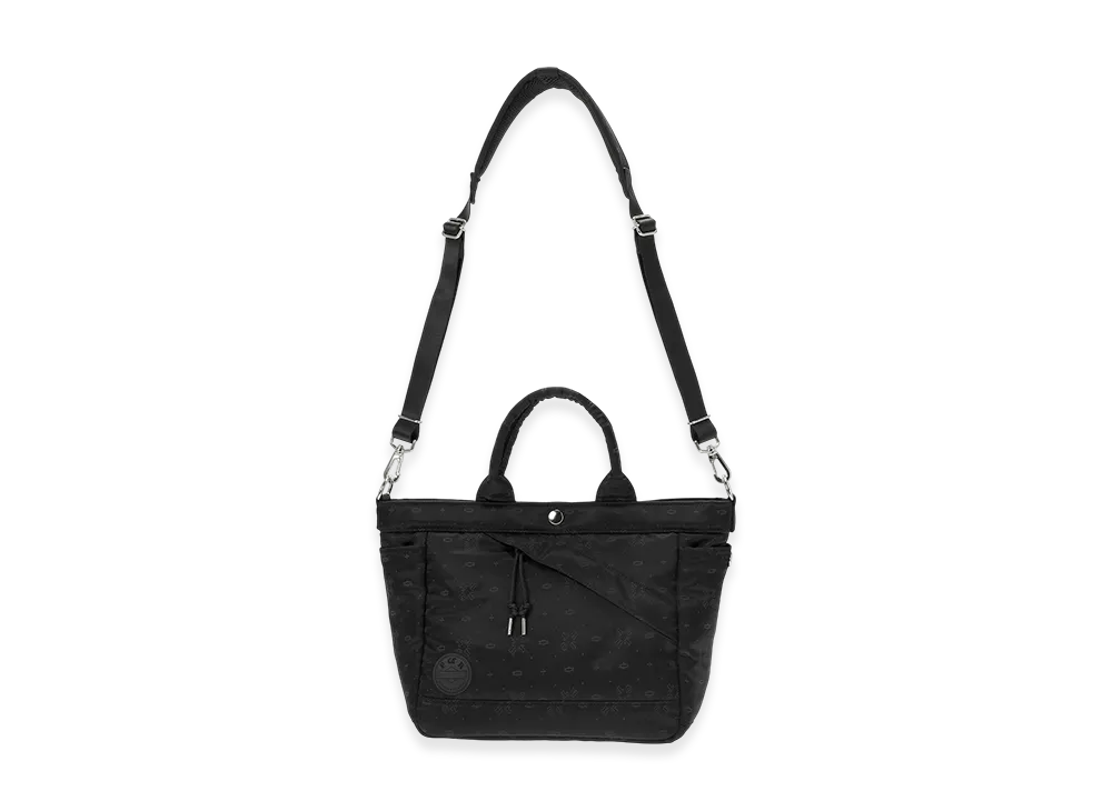 POTR Monogram 2Way Tote Bag "Black"