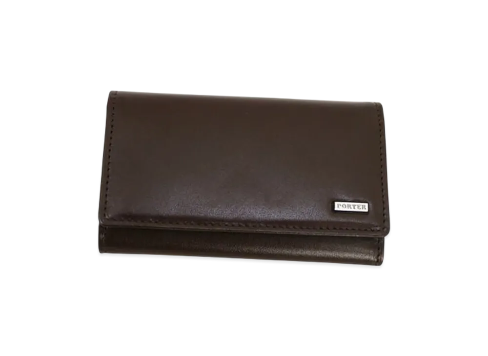 PORTER Sheen Key Case "Brown"