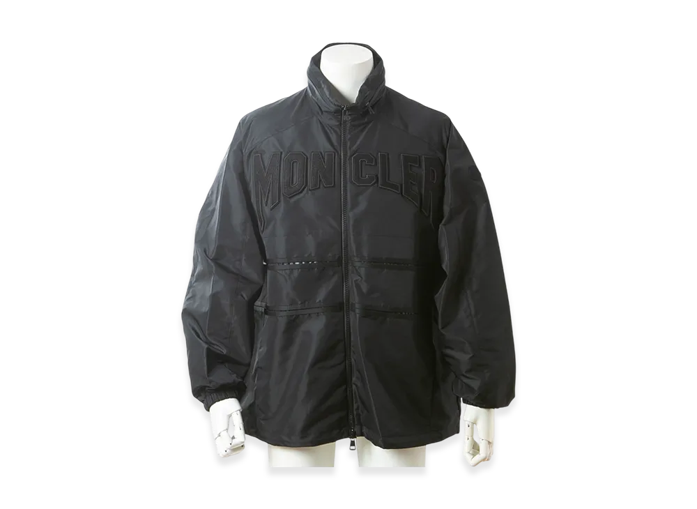 Moncler Men's Logo Patch Zip Jacket "Black"