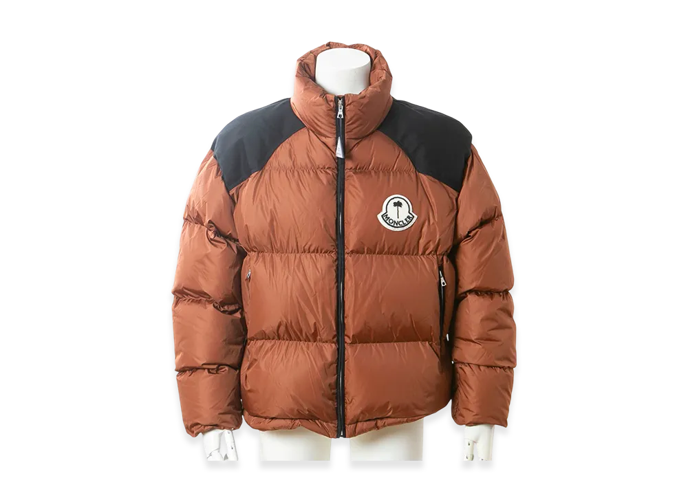 MONCLER Genius 8 x Palm Angels Men's High Neck Down Jacket Nevin "Brown"