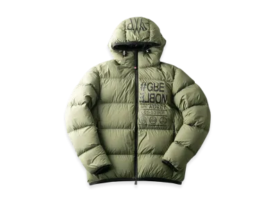 Moncler Men's Adret Hooded Down Jacket "Khaki"
