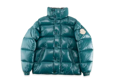Moncler Men's Dervox Nylon Lacquer Down Jacket "Khaki"