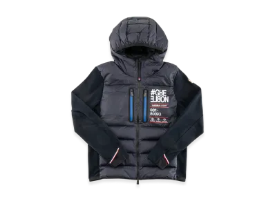 Moncler Men's Down Body Fleece Sleeves Grenoble "Navy"