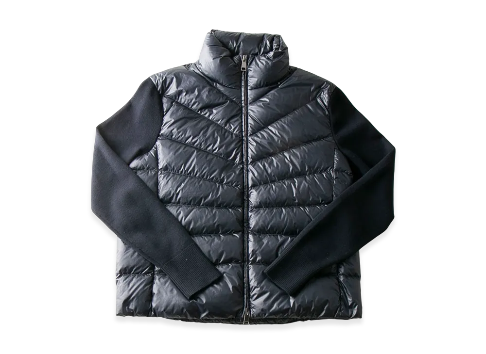 Moncler Women's Nylon Wool Cardigan "Navy"