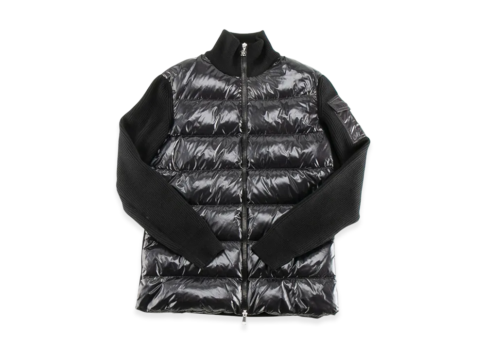 Moncler Women's Knit Sleeve Padded Jacket "Black"