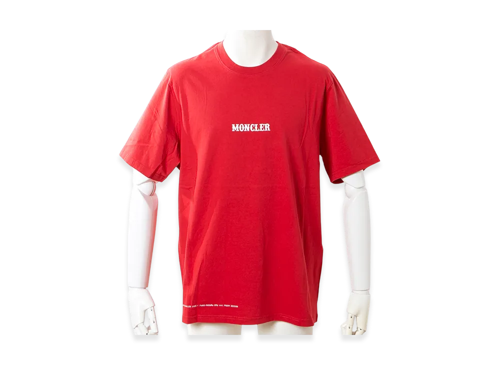 MONCLER Genius x Fragment Men's Back Print Circus Crew Neck T-Shirt "Red"