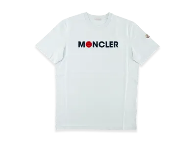 Moncler Men's Chest Tennis Ball Logo T-Shirt "Blue"