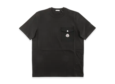 Moncler Men's Chest Pocket Patch T-Shirt "Black"