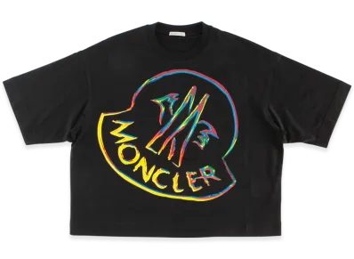 Moncler Women's Logo T-Shirts "Black"