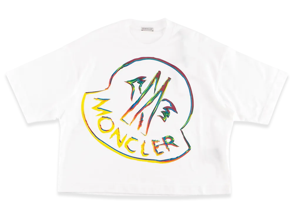 Moncler Women's Logo T-Shirts "White"
