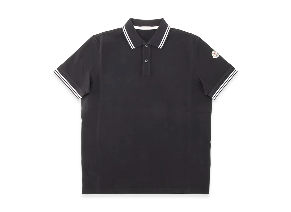 Moncler Men's Patch Polo Shirt "Navy"