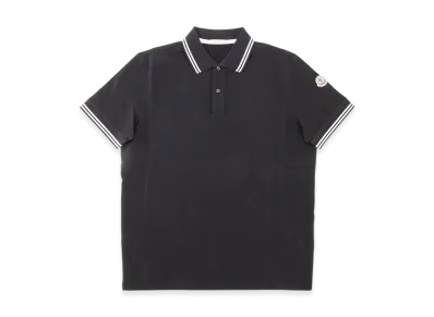 Moncler Men's Patch Polo Shirt "Navy"