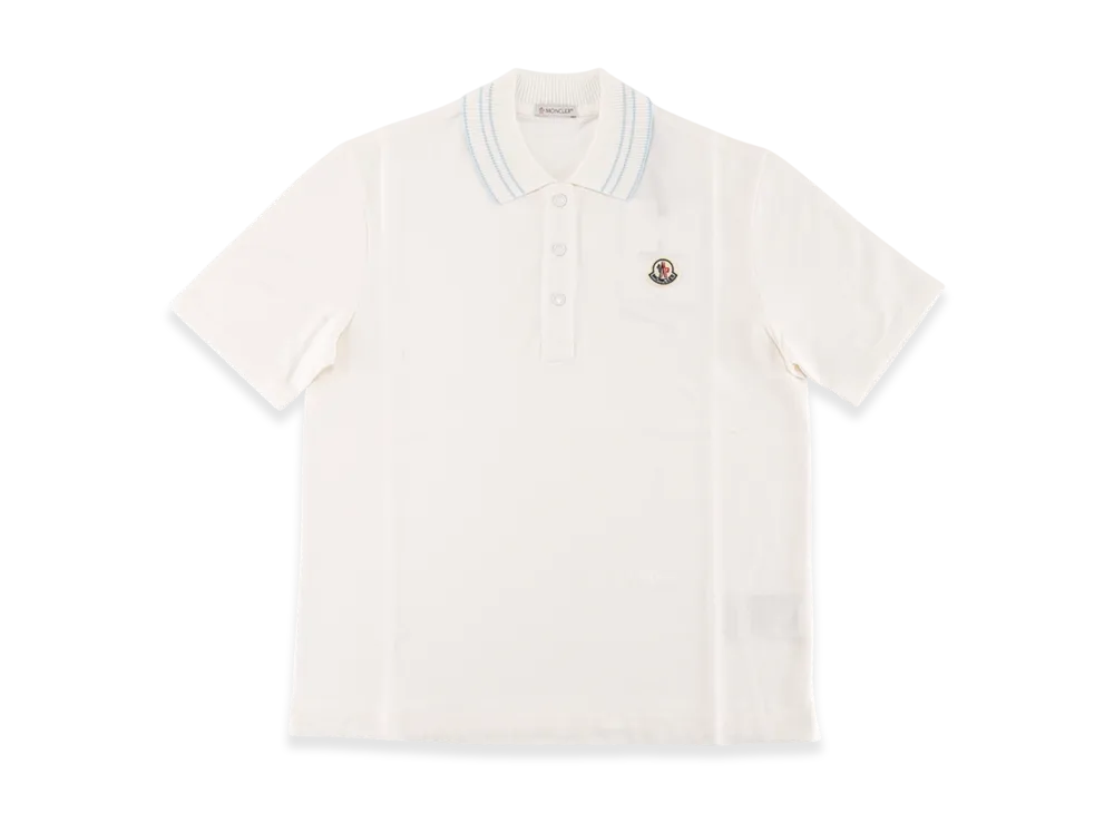 Moncler Women's Patch Polo Shirt "White"