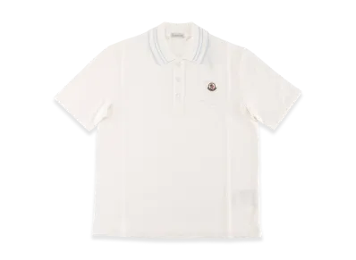 Moncler Women's Patch Polo Shirt "White"