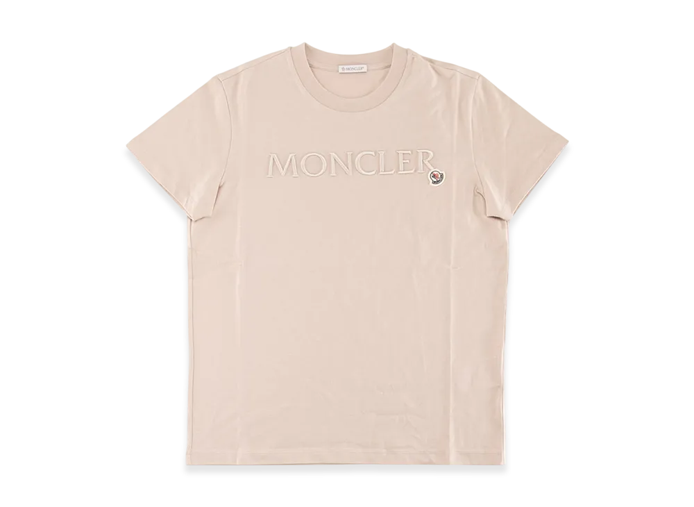 Moncler Women's Short Sleeve T-Shirt "Beige"