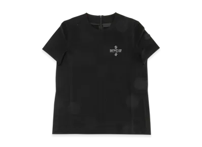 Moncler Women's Back Zipper T-Shirt "Black"