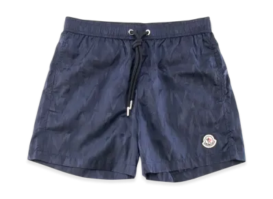 Moncler Men's Logo Swim Short Pants "Navy"