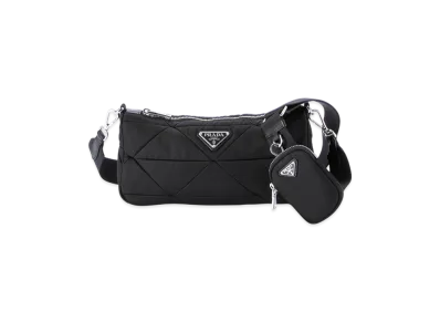 PRADA Tessuto Quilting Shoulder Bag "Black"