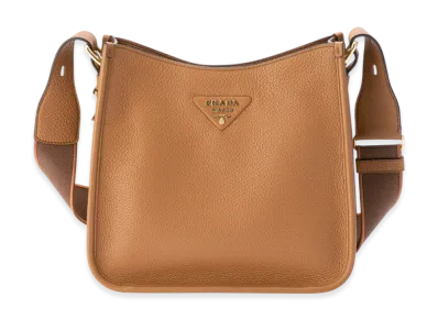 PRADA Vittelo Daino Soft Shoulder "Brown"