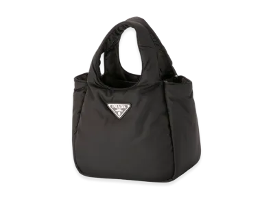 PRADA Tessuto Soft Padded Sm Tote "Black"