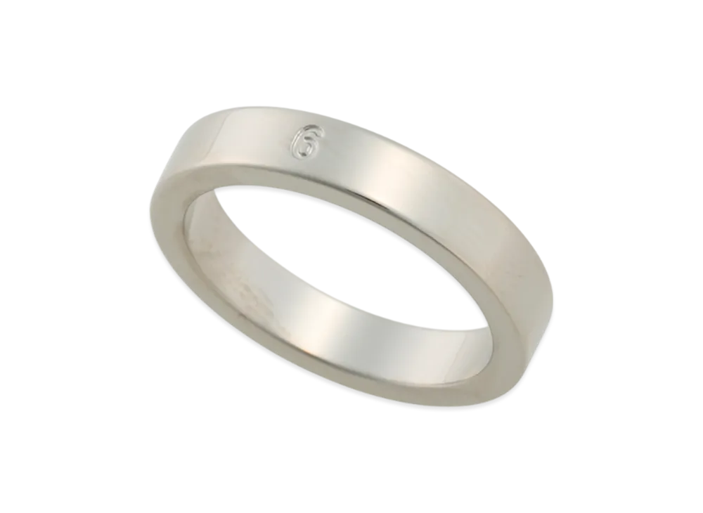 MM6 Maison Margiela Minimal Logo Ring "Silver"
