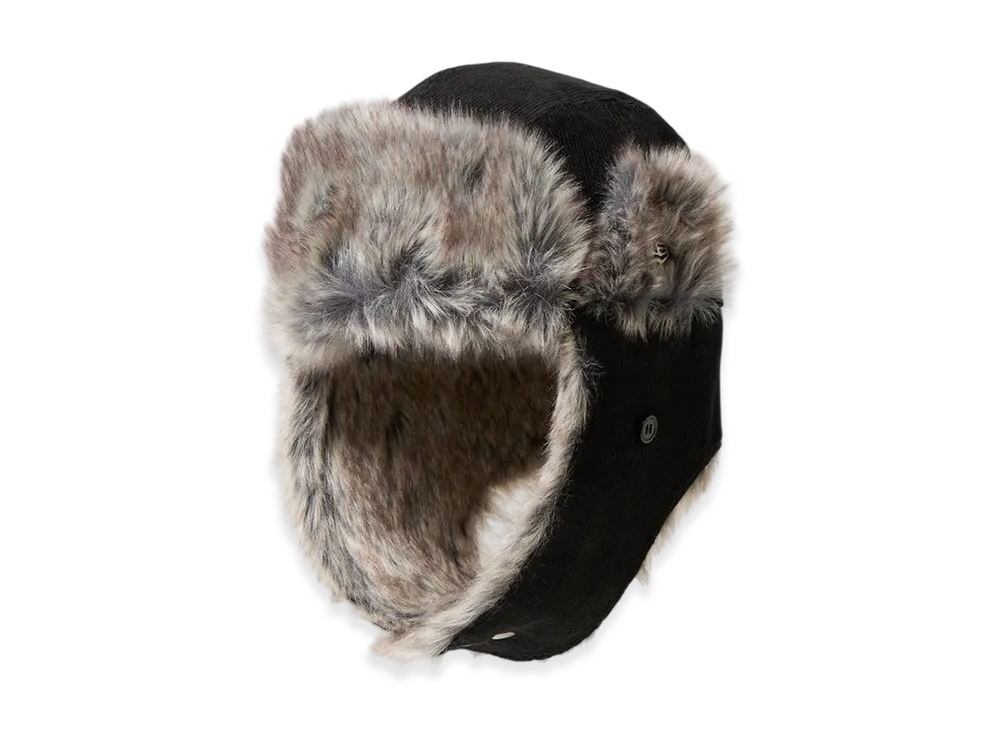 NEW ERA Trapper Corduroy "Black"