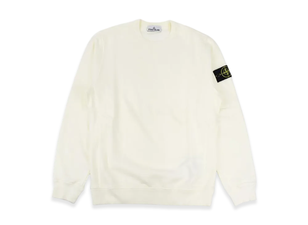 Stone Island 6100028 Brushed Organic Cotton Fleece "White"
