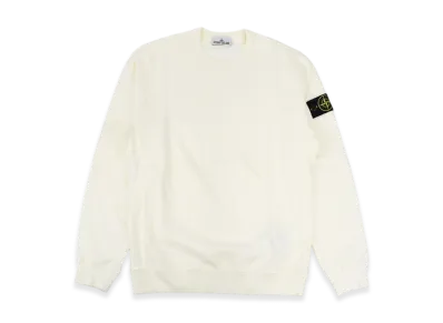 Stone Island 6100028 Brushed Organic Cotton Fleece "White"