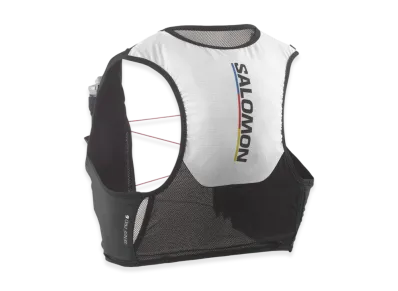 Salomon Sense Pro 6 Race Flag Set Running Backpack "Black/White"