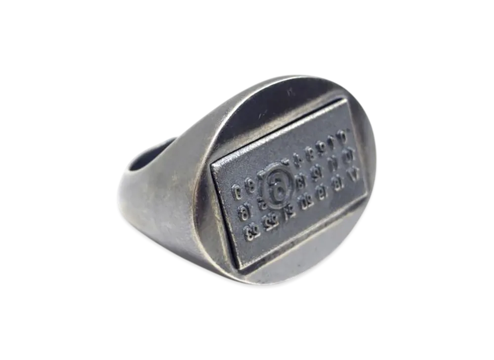 MM6 Maison Margiela Minimal Logo Ring "Silver"