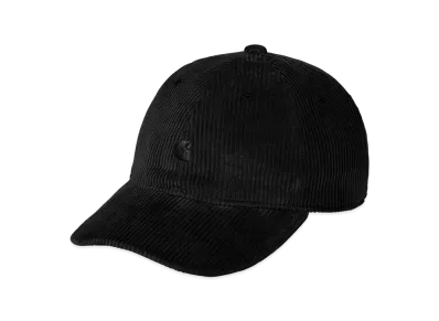 Carhartt WIP Logo Corduroy Cap "Black"