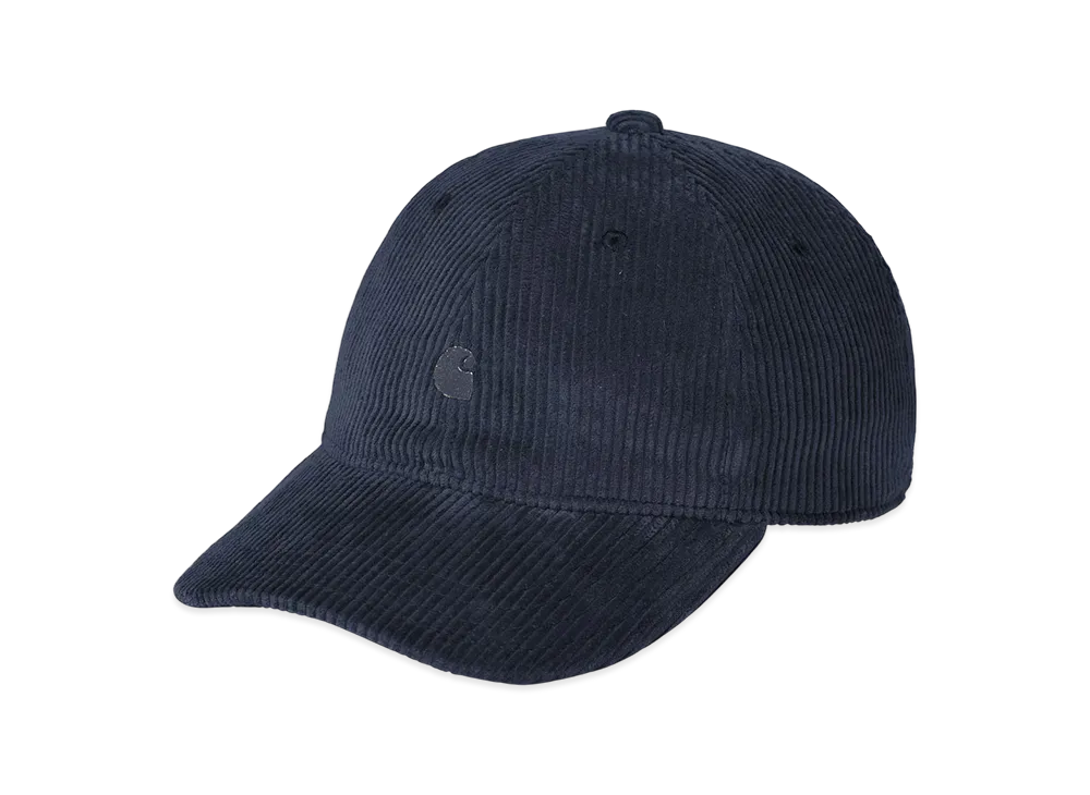 Carhartt WIP Logo Corduroy Cap "Navy"