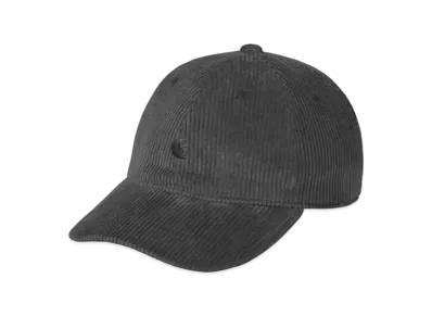 Carhartt WIP Logo Corduroy Cap "Grafite"