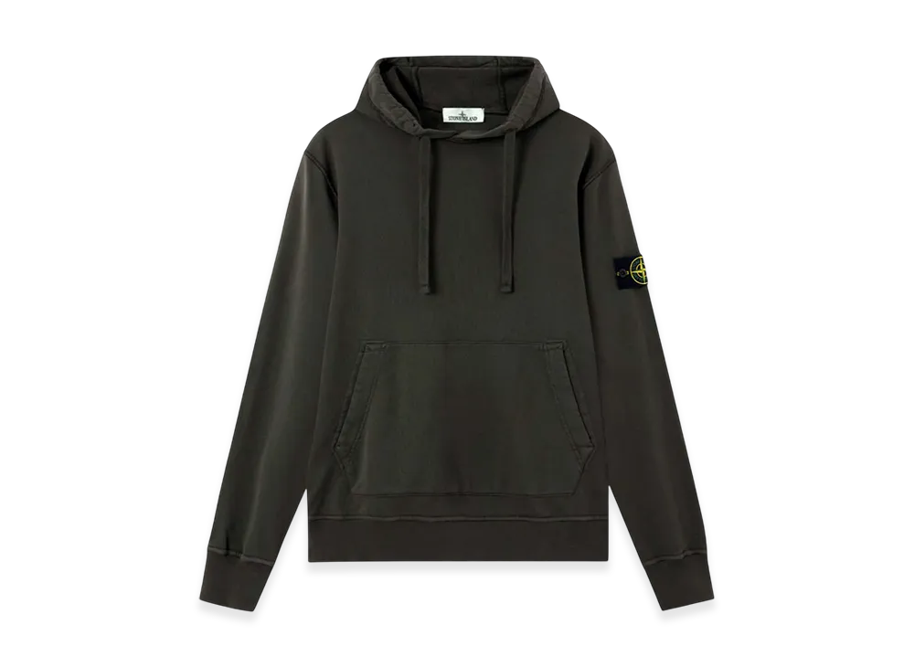 Stone Island Pullover Cotton Hoodie "Olive"