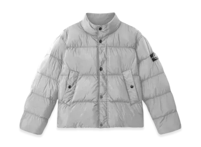 Stone Island Crinkle Reps Ny Recycled Nylon Bomber "Gray"