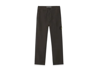 Stone Island Canvas Weave Cotton Pants "Khaki"