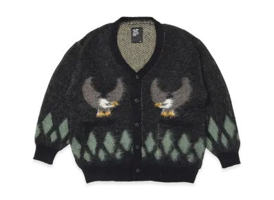 CHALLENGER Native Eagle Cardigan "Black"