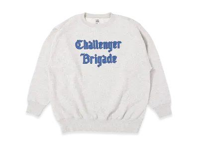 CHALLENGER Classic Logo Crew Neck Sweat "Gray"