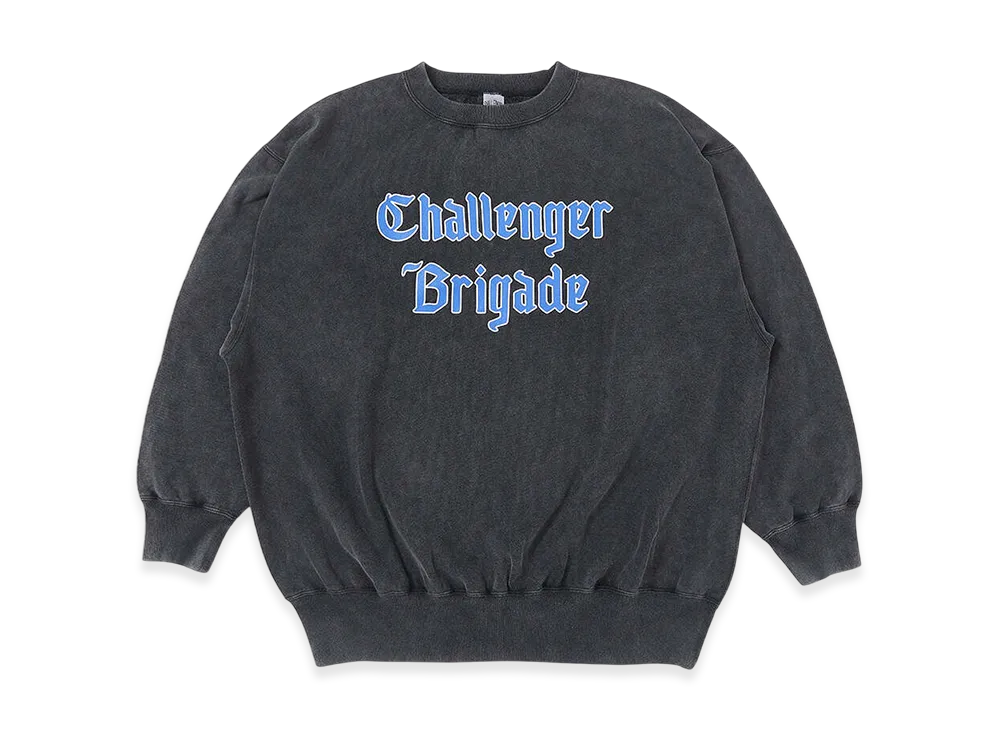 CHALLENGER Classic Logo Crew Neck Sweat "Black"