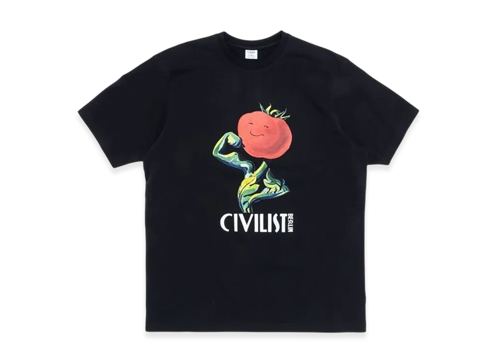 Civilist Tomato Tee "Black"