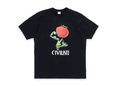 Civilist Tomato Tee "Black"