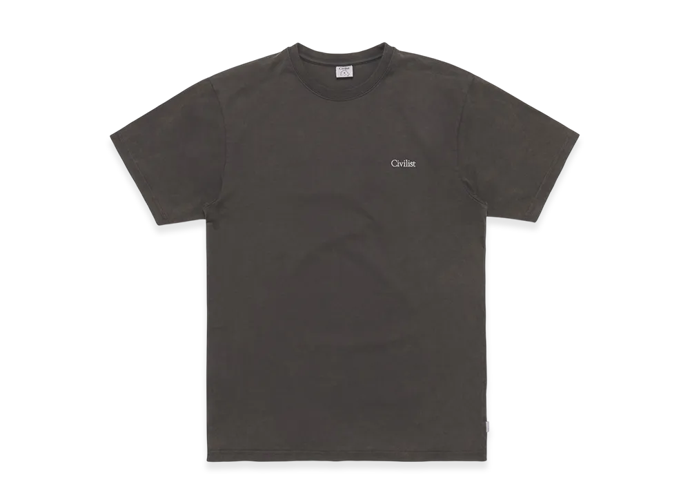 Civilist Mini Logo Tee "Black"