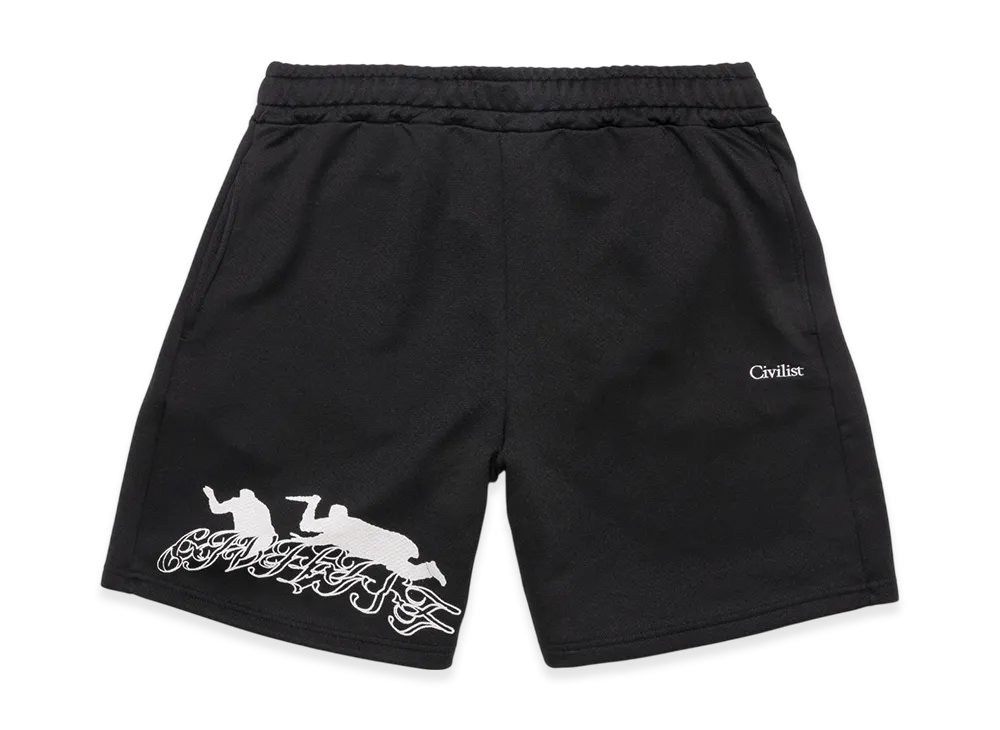 Civilist Mesh Shorts "Black"