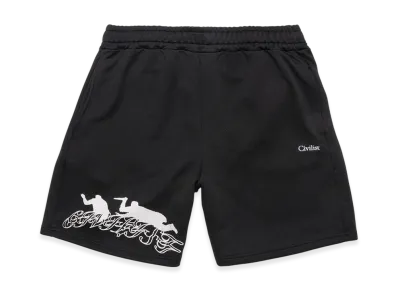 Civilist Mesh Shorts "Black"